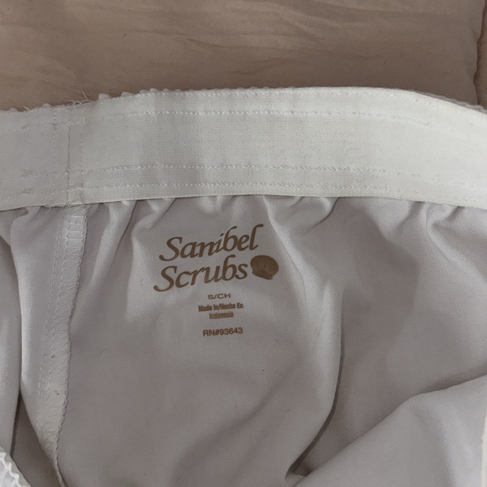 White Scrub Set - Picture 3 of 6